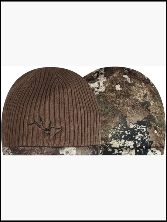 Reversible Windproof Fleece Beanie Hat - Warm Winter Hat for Hunting Fishing EDTREK Reversible Windproof Fleece Beanie Hat - Warm Winter  main image 4
